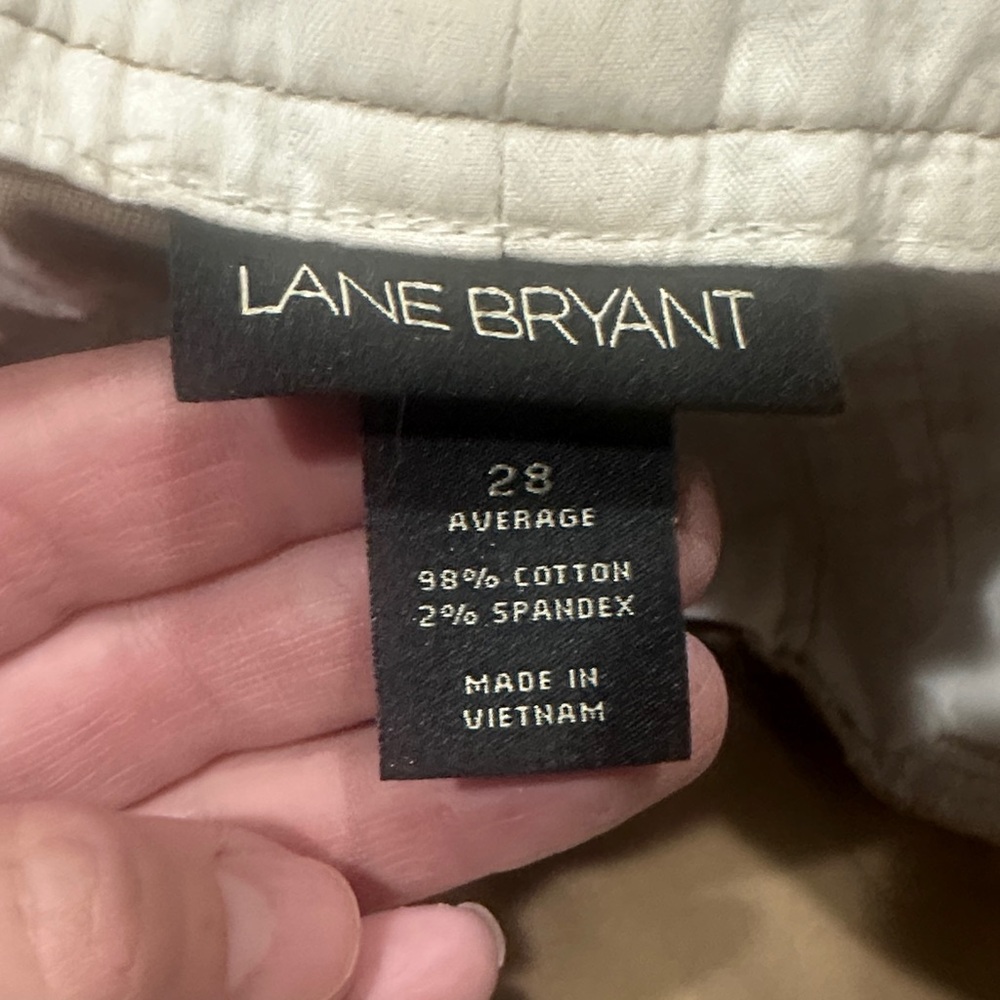 Lane Bryant Off-White Pants